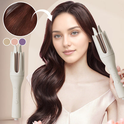 50 % ALENNUS!!💥Täysin automaattinen kiharrin – kädet vapaana käytettävä pyörivä muotoilulaite, jolla saat ylellisiä, joustavia kiharoita💇‍♀️ Hellävarainen keraaminen lämmitys • Ei takkuja • Helppoja kampaamolaatuisia kiharoita muutamassa minuutissa ⏱️🌿