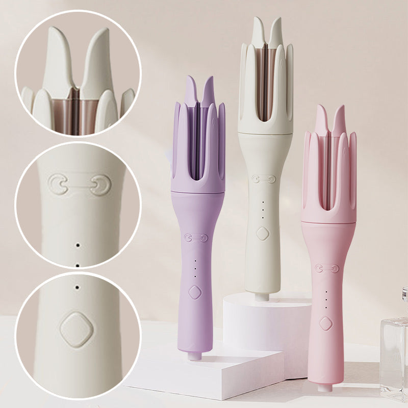 50 % ALENNUS!!💥Täysin automaattinen kiharrin – kädet vapaana käytettävä pyörivä muotoilulaite, jolla saat ylellisiä, joustavia kiharoita💇‍♀️ Hellävarainen keraaminen lämmitys • Ei takkuja • Helppoja kampaamolaatuisia kiharoita muutamassa minuutissa ⏱️🌿