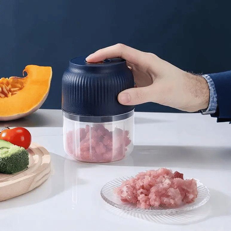 💥Sähköinen valkosipulinleikkuri, pienikokoinen kannettava vihannesleikkuri