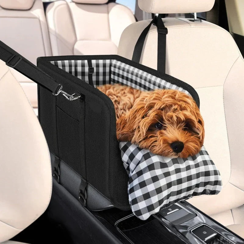 🐶NYT 50 % ALENNUS!🎁 Secure Travel Pet Booster – kannettava koiran turvaistuin, mukana turvavaljaat; pehmustettu matkakotelo pienille ja keskikokoisille koirille