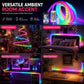 ✨ Tekoturkista valmistettu neonvalonauha – 360°:n ympäri loistava, joustava koristevalaisin 💈