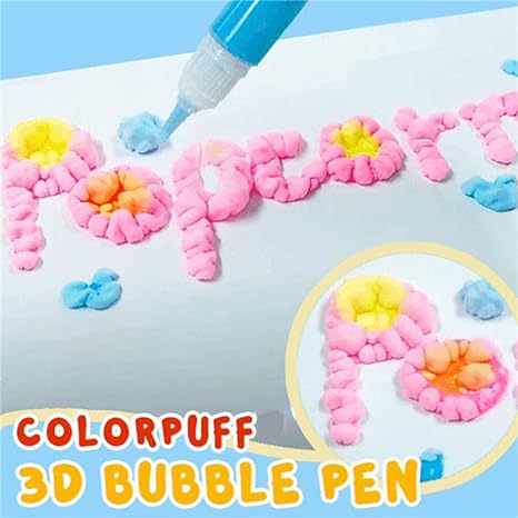 🖍️ Joulualennusmyynti, 50 % alennus🎁 Maagiset kuplakynät, lämpöaktivoituvat popcorn-kynät – DIY-3D-taidekynät lasten askarteluun