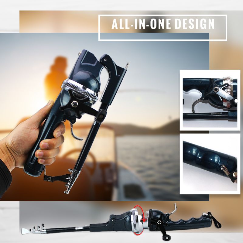🎣Monitoiminen teleskooppinen onkivapapaketti🐟