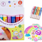 🖍️ Joulualennusmyynti, 50 % alennus🎁 Maagiset kuplakynät, lämpöaktivoituvat popcorn-kynät – DIY-3D-taidekynät lasten askarteluun