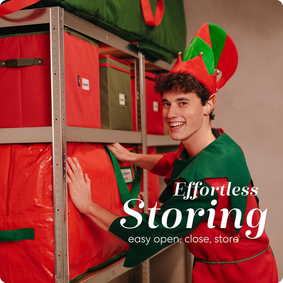 🎅 Joulutarjous -50% 🌟 Kestävä vesikestävä säilytyspussi joulukuuselle 🎄