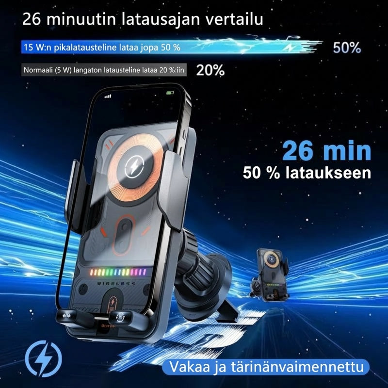 🔥Uusi langaton pikalatausteline autoon