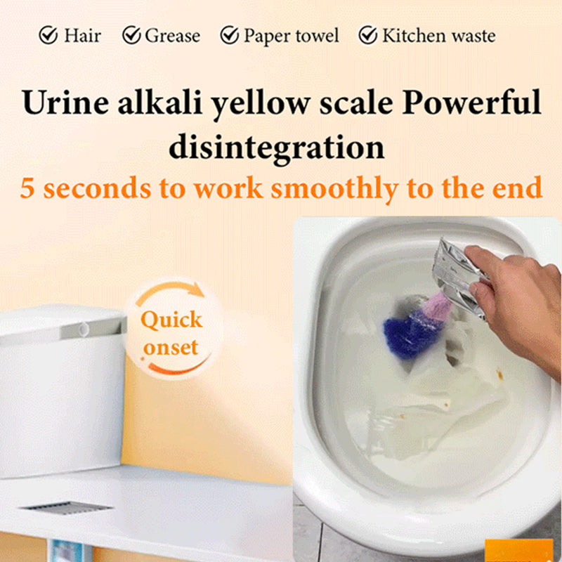🚰 Ajankohtainen 50 %:n alennus ✨ Viemärinpuhdistusjauhe — poistaa tukoksia, poistaa hajuja ja on putkille turvallinen 🌿