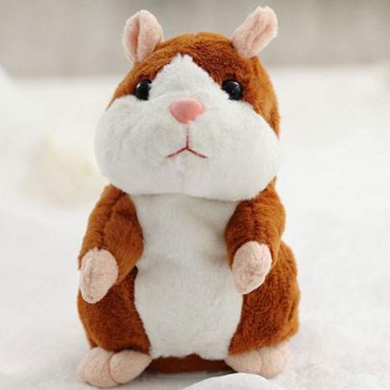 🐹🎁NYT 50 % ALENNUS! Puhuva hamsteripehmo – toistaa sanasi, heiluttaa päätään automaattisesti, interaktiivinen pehmolelu, hauska oppimislelu lapsille ja juhlahumua