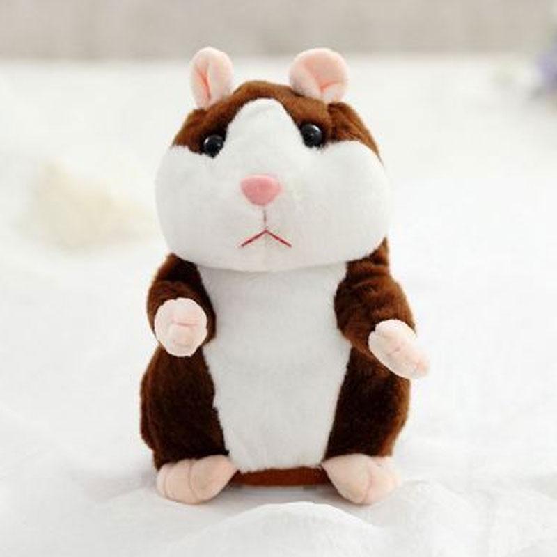 🐹🎁NYT 50 % ALENNUS! Puhuva hamsteripehmo – toistaa sanasi, heiluttaa päätään automaattisesti, interaktiivinen pehmolelu, hauska oppimislelu lapsille ja juhlahumua