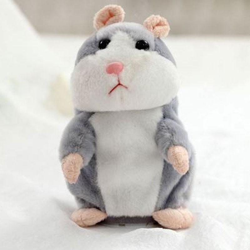 🐹🎁NYT 50 % ALENNUS! Puhuva hamsteripehmo – toistaa sanasi, heiluttaa päätään automaattisesti, interaktiivinen pehmolelu, hauska oppimislelu lapsille ja juhlahumua