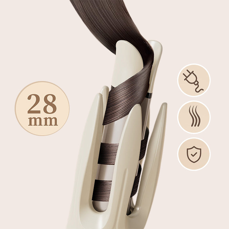 50 % ALENNUS!!💥Täysin automaattinen kiharrin – kädet vapaana käytettävä pyörivä muotoilulaite, jolla saat ylellisiä, joustavia kiharoita💇‍♀️ Hellävarainen keraaminen lämmitys • Ei takkuja • Helppoja kampaamolaatuisia kiharoita muutamassa minuutissa ⏱️🌿