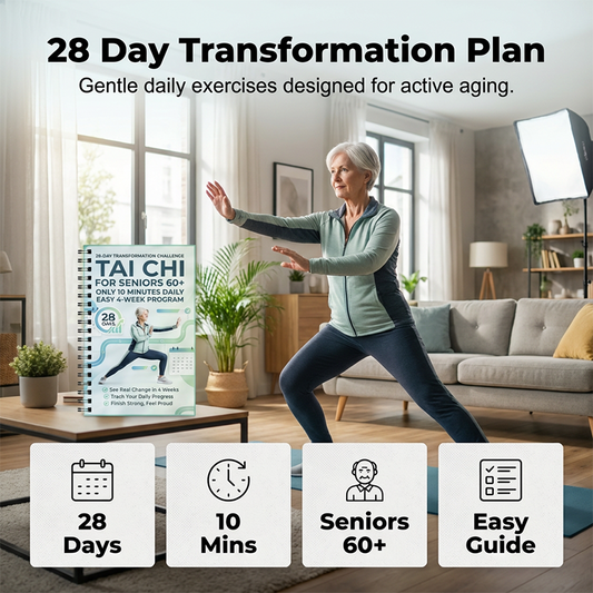 ⏳ Ajallisesti rajoitettu tarjous: 50 %:n alennus ⏰ Hyvinvointivinkki | 28 päivän tai chi -opas 🧘☯️