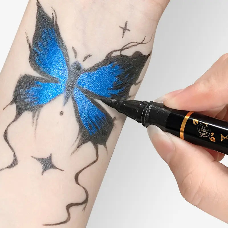 🎨Täydellinen ainutlaatuiseen kehonkoristeluun🌈Tussit väliaikaisiin tatuointeihin iholle