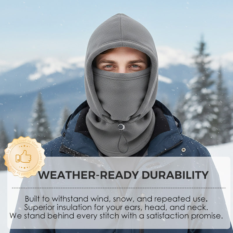 ⏳ALEEN VIIMEINEN PÄIVÄ – 50 % ALENNUS!!✨Lämpöeristetty balaclava-kasvomaski, jossa on kiristysnauha
