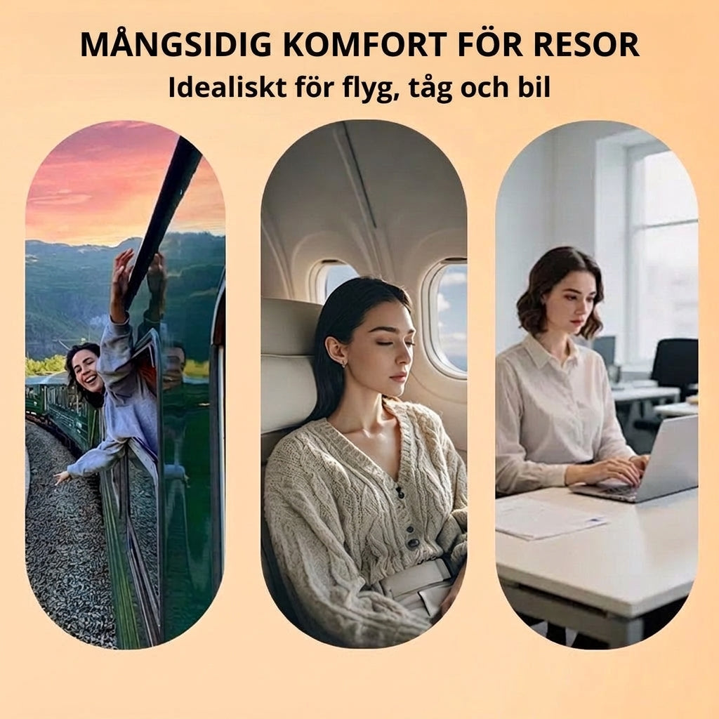 🛏️ NYT 50 % ALENNUS! ✈️ Kannettava, puhallettava ja ergonominen matkatyyny – 360° niskatuki ja 45°:n täydellinen kulma matkalle 💤