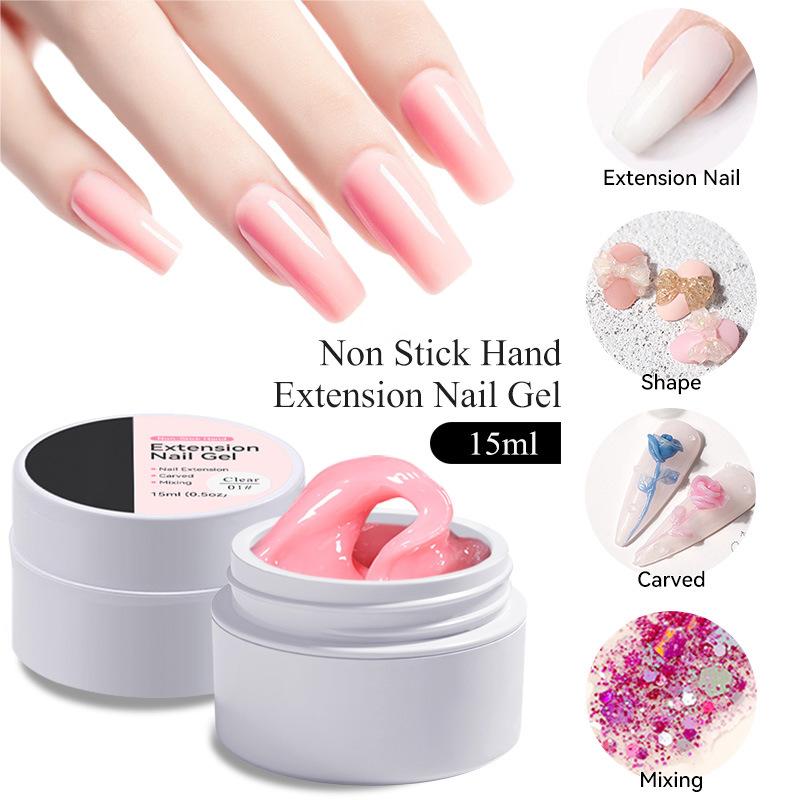 💅 50 % ALENNUS! ✨ Kestävä kynsien pidennysgeeli – helppokäyttöinen koostumus kauniiden DIY-kynsien pidennyksiin 💖