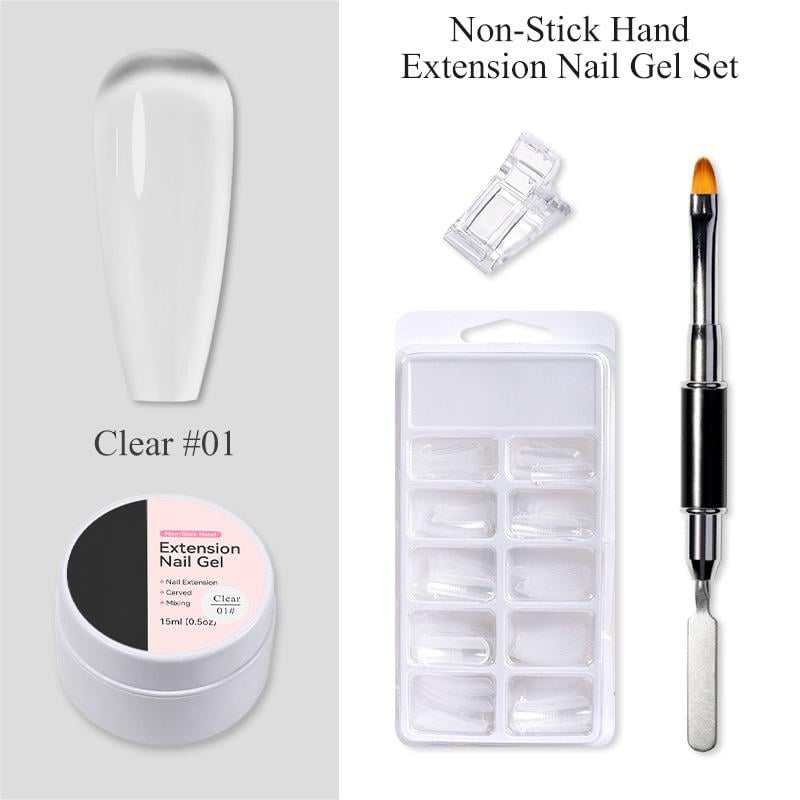 💅 50 % ALENNUS! ✨ Kestävä kynsien pidennysgeeli – helppokäyttöinen koostumus kauniiden DIY-kynsien pidennyksiin 💖
