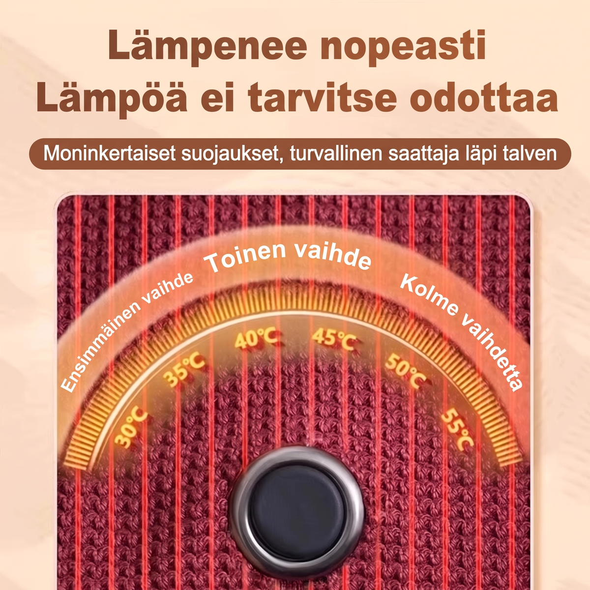 🎅 Parhaat talvilahjat 🔥 kannettava lämmitetty huivi