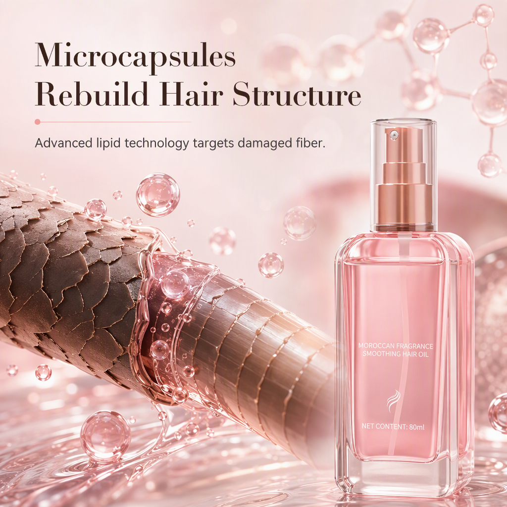 🌸 Marokkolainen tuoksuinen hiusöljysuihke | 80 ml