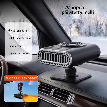 Kaksin yhdessä kannettava autonlämmitin ja tuulilasin huurtumisenpoistaja