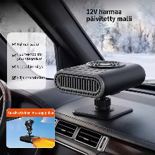 Kaksin yhdessä kannettava autonlämmitin ja tuulilasin huurtumisenpoistaja