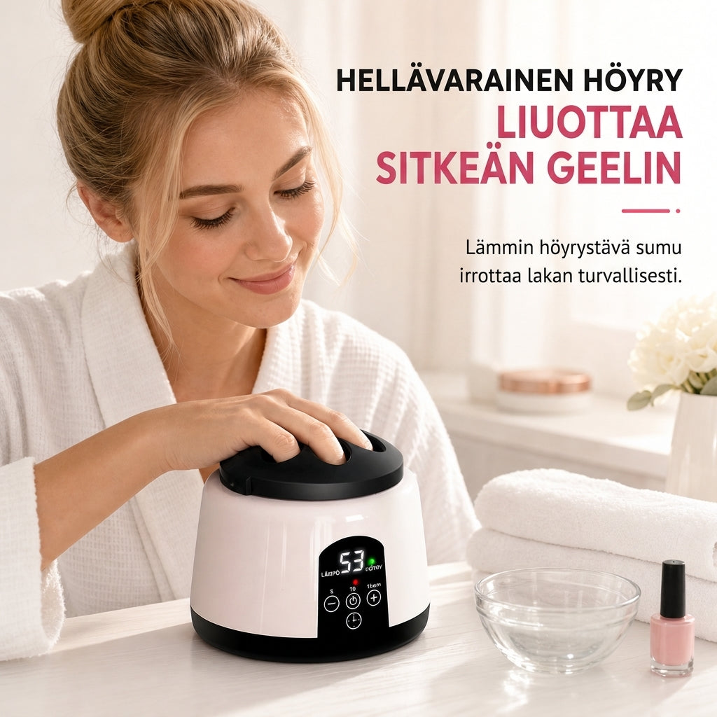 36W Sähköinen höyrykynsilakkapoistokone Ammattimainen geelilakan ja akryylin poistolaite manikyyriin