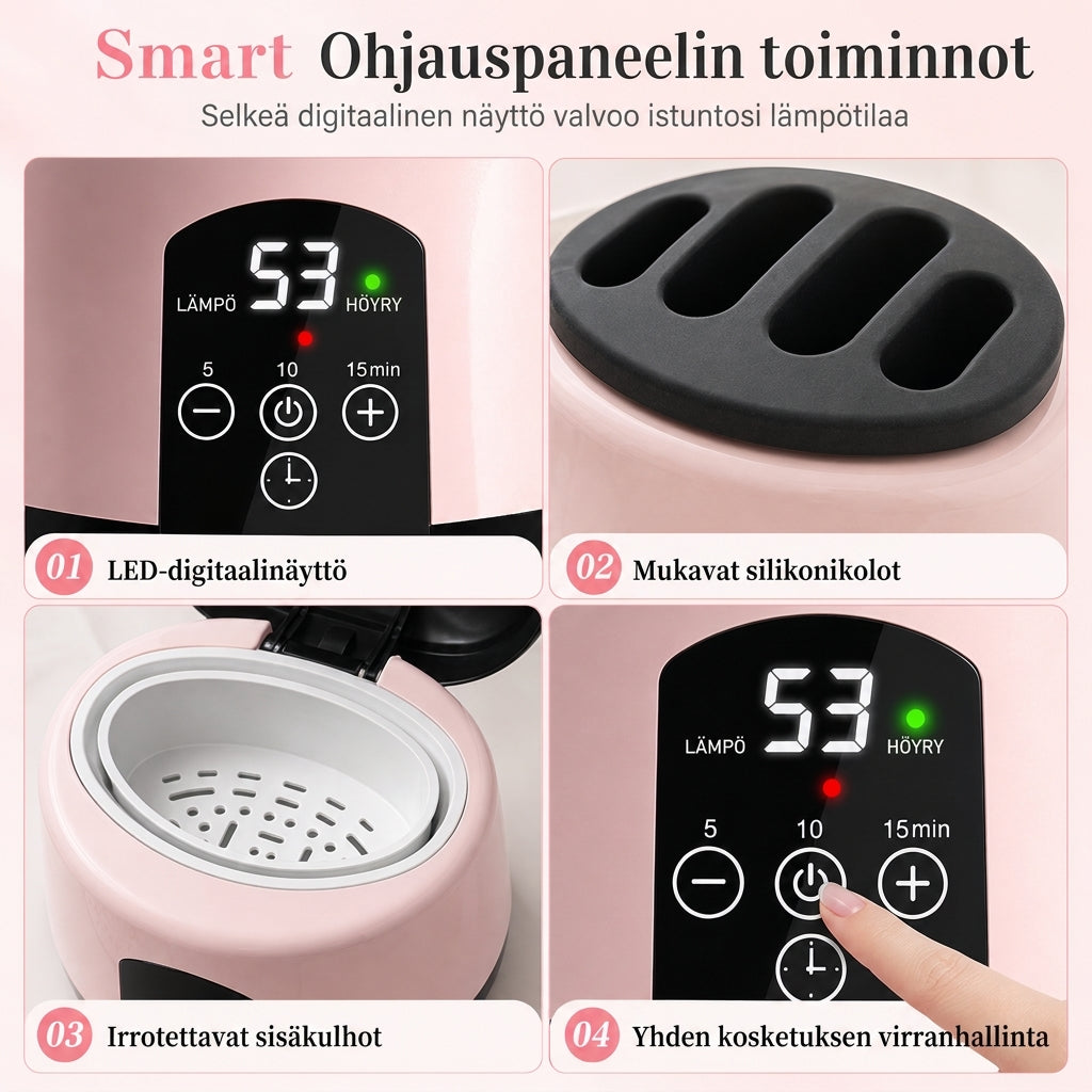 36W Sähköinen höyrykynsilakkapoistokone Ammattimainen geelilakan ja akryylin poistolaite manikyyriin
