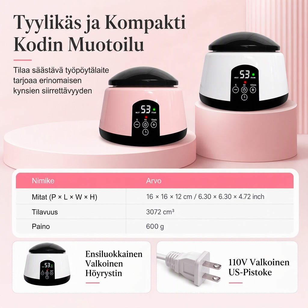 36W Sähköinen höyrykynsilakkapoistokone Ammattimainen geelilakan ja akryylin poistolaite manikyyriin