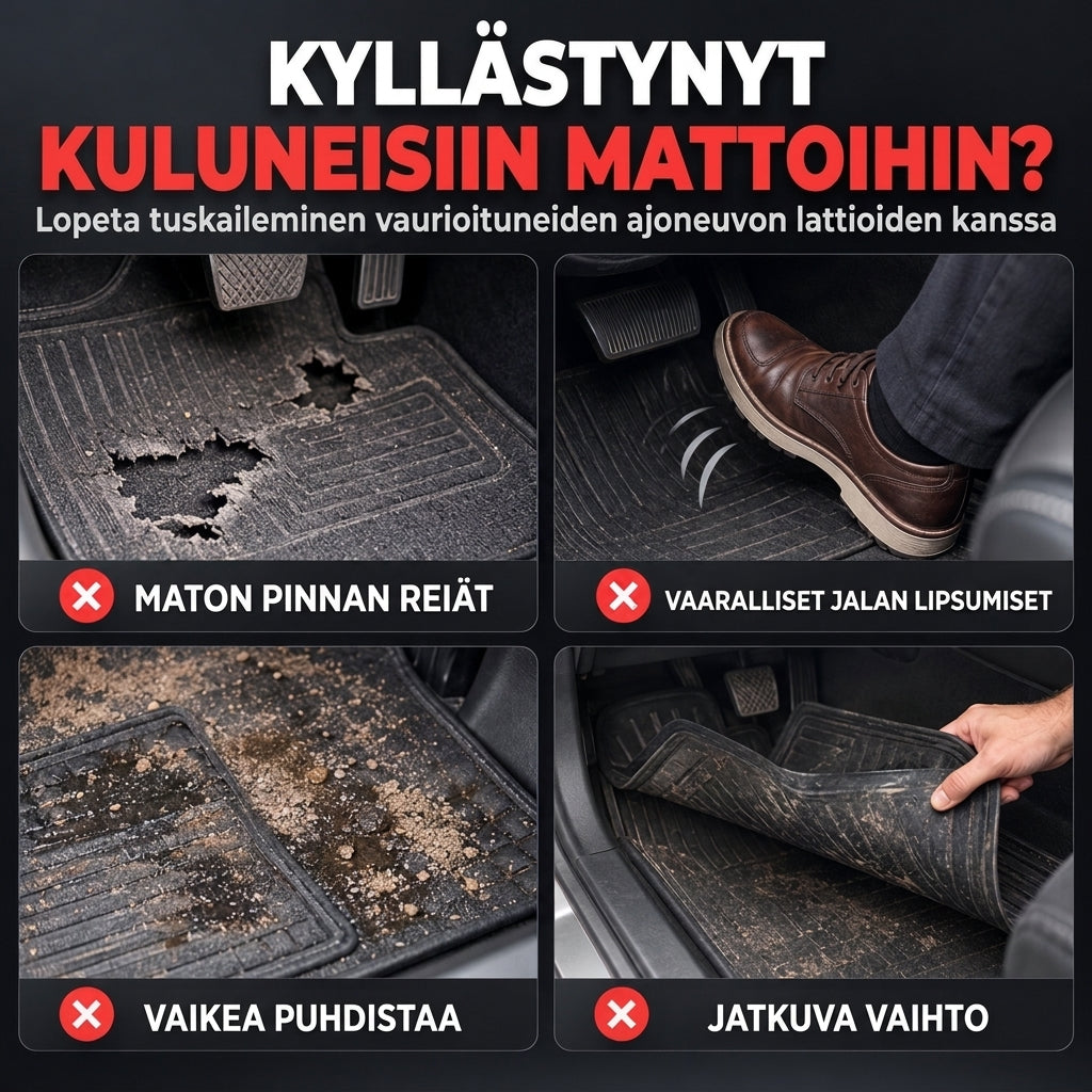 🔥Ajallisesti rajoitettu 50 %:n alennus⏰️Yleiskäyttöinen kulutusta kestävä autolattiamaton kantopala