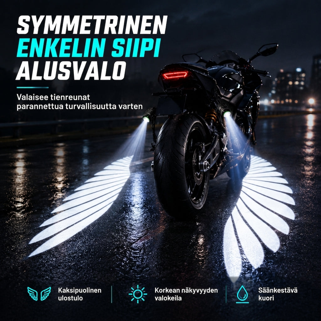 🔥Ajallisesti rajoitettu 50 %:n alennus⏰Moottoripyörän LED-enkelinsiipien maahanheittovalot