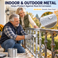 🎨 Vesiohenteinen hopeanvärinen metallinhohtomaali metallipintojen kunnostukseen