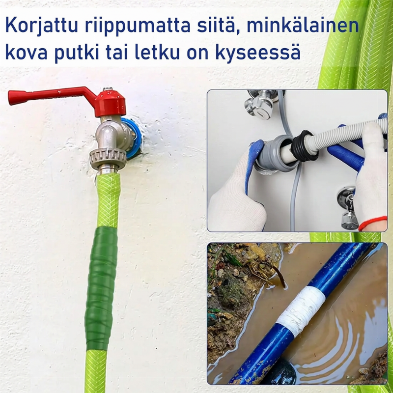 📦 -50% ALENNETTU NYT!Vedenpitävä itsesulkeutuva silikoni teippi