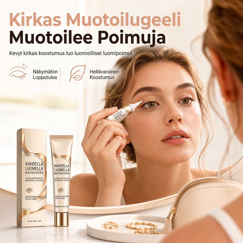 👁️ 50% ALENNUS NYT! Kaksoisripsien muotoiluvoide – näkymätön ja pitkäkestoinen silmäripsien muotoeligeeli, hellä ja läpinäkyvä koostumus luonnollisille verhotuille ja epätasaisille silmille