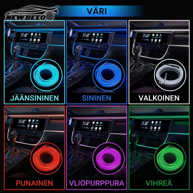 🎁 Vuoden 2026 uutuus: 50% alennus 💥 Auton sisätilojen LED-nauhatunnelmavalo Pro – lisää mukautettu hehku matkustamoon, helppo asentaa ja loistava ilta-ajeluihin 💡
