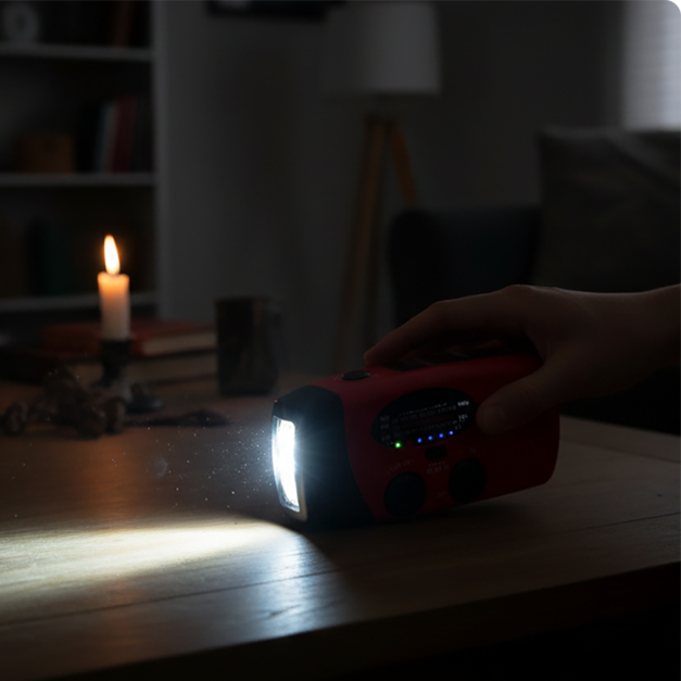 🎁Uutuudet 2026 – 50 % alennus💥🔋Monitoiminen kannettava aurinkokäyttöinen hätäradio – varavirtalähde, käsikampi ja säävaroitustoiminto⚡